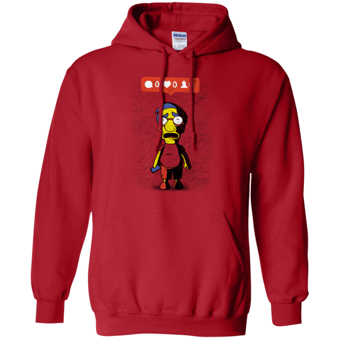 Sweatshirts Red / S Nobody Likes Him Pullover Hoodie