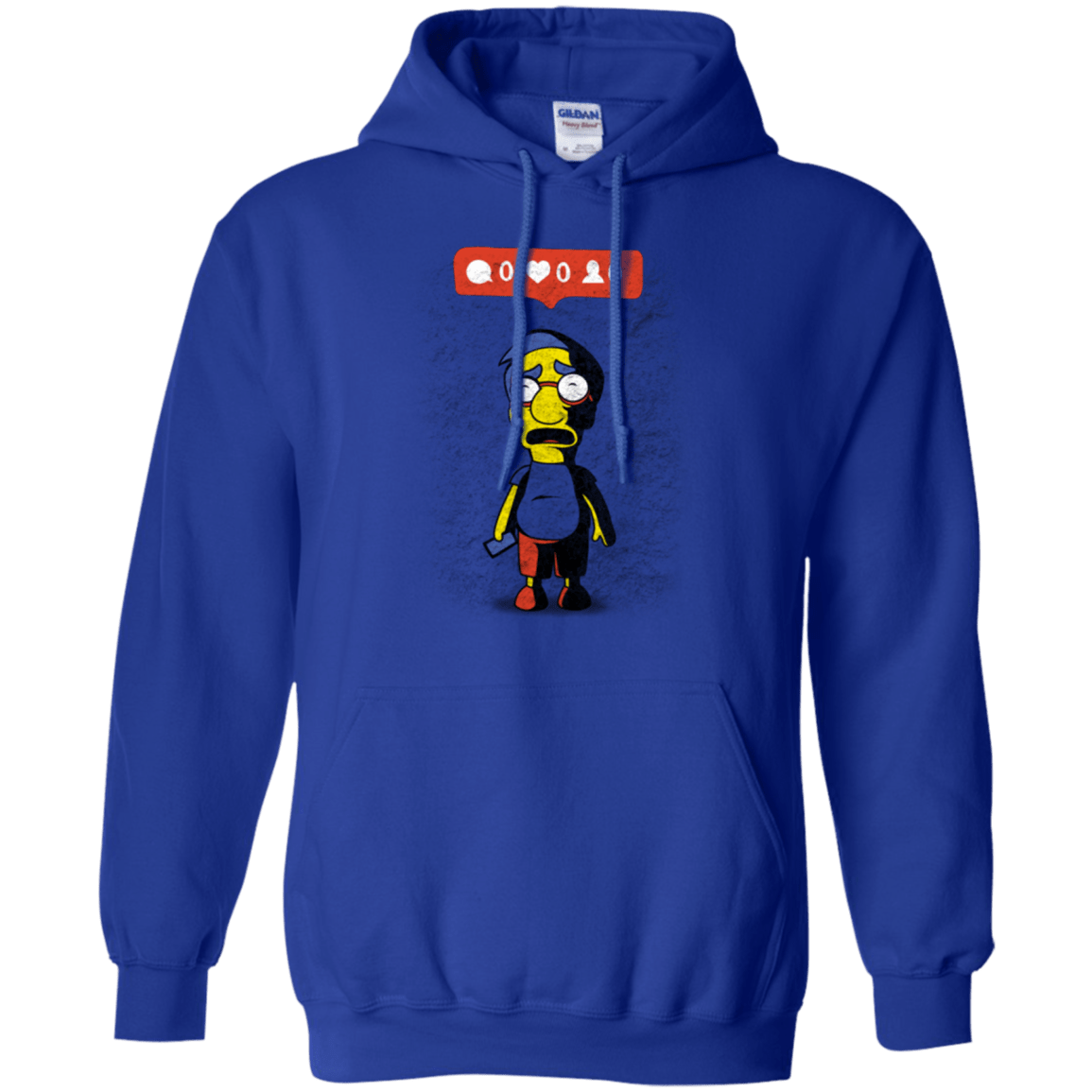 Sweatshirts Royal / S Nobody Likes Him Pullover Hoodie