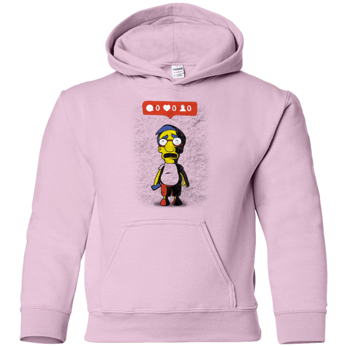 Sweatshirts Light Pink / YS Nobody Likes Him Youth Hoodie