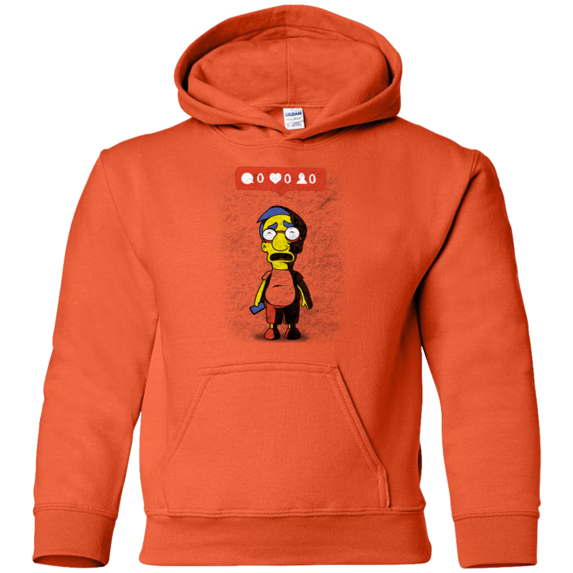 Sweatshirts Orange / YS Nobody Likes Him Youth Hoodie