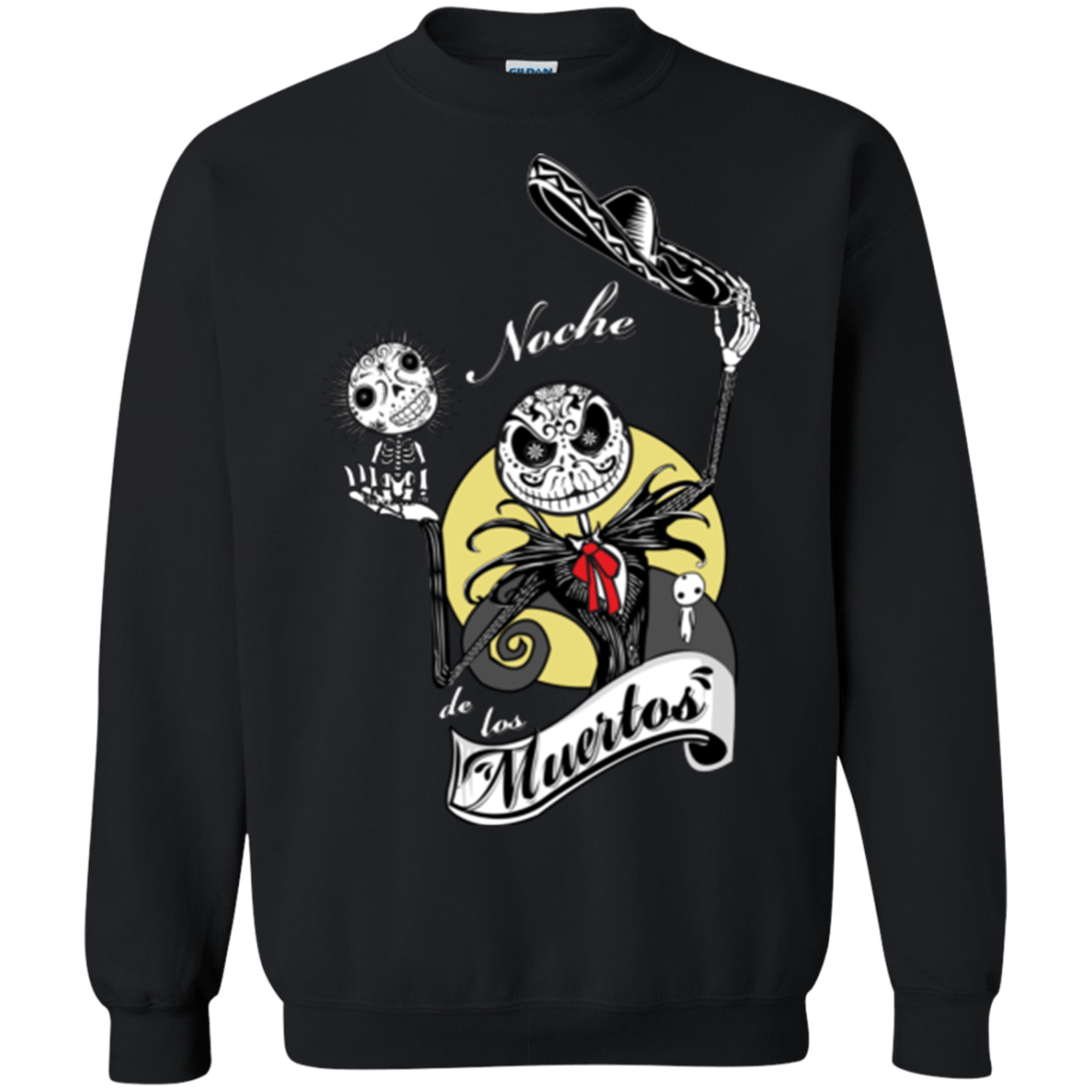 Sweatshirts Black / Small Noche de los Muertos Crewneck Sweatshirt