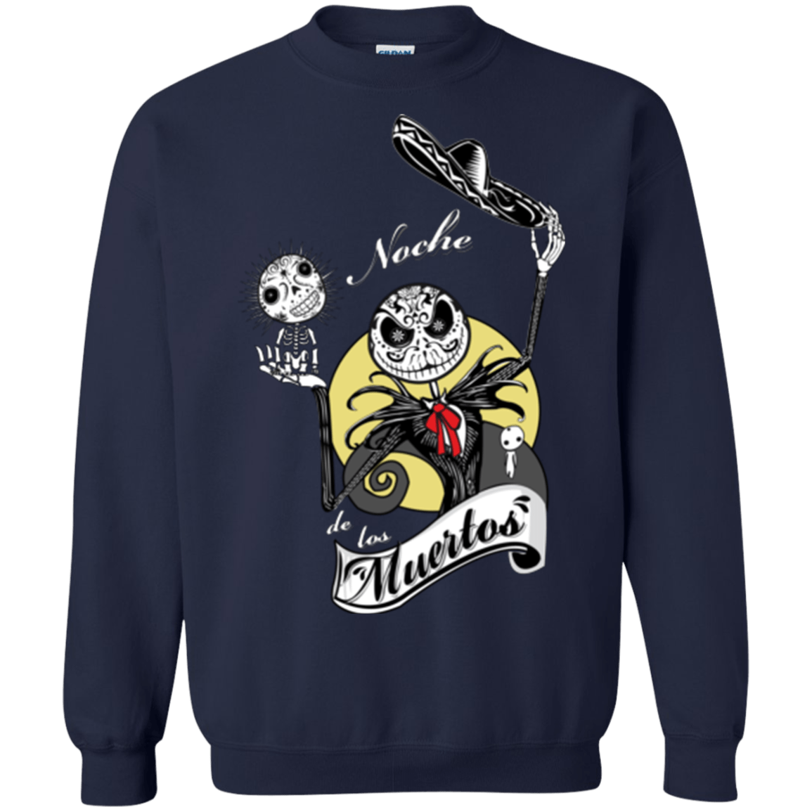 Sweatshirts Navy / Small Noche de los Muertos Crewneck Sweatshirt