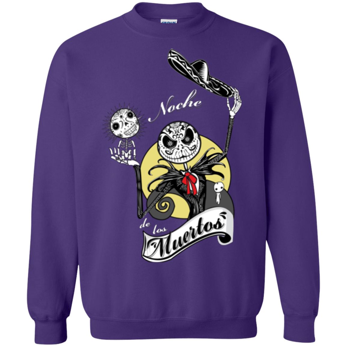 Sweatshirts Purple / Small Noche de los Muertos Crewneck Sweatshirt