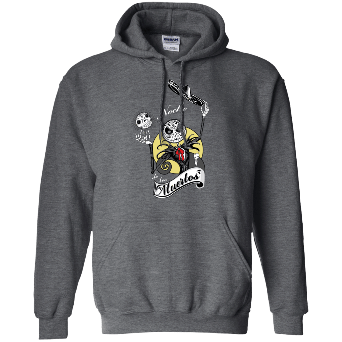 Sweatshirts Dark Heather / Small Noche de los Muertos Pullover Hoodie