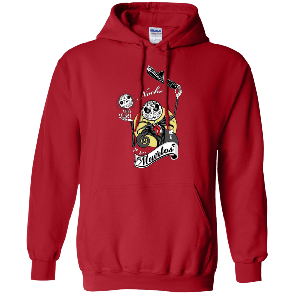 Sweatshirts Red / Small Noche de los Muertos Pullover Hoodie