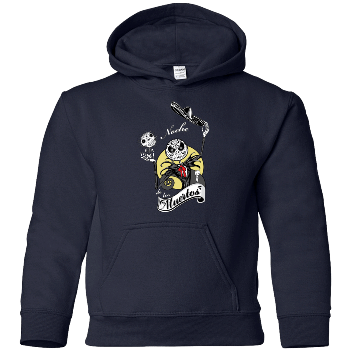 Sweatshirts Navy / YS Noche de los Muertos Youth Hoodie