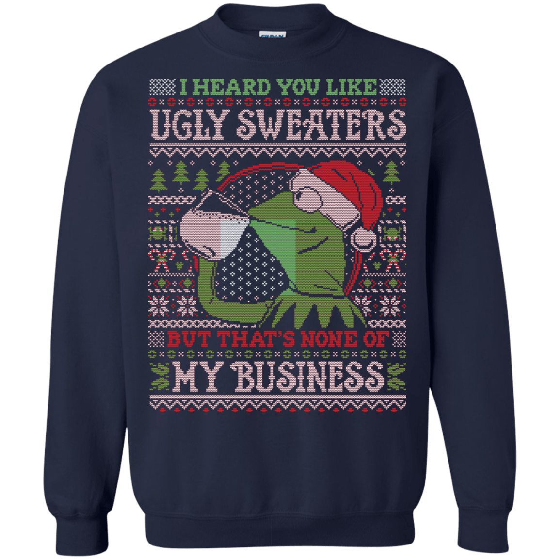 Sweatshirts Navy / Small None Business Crewneck Sweatshirt