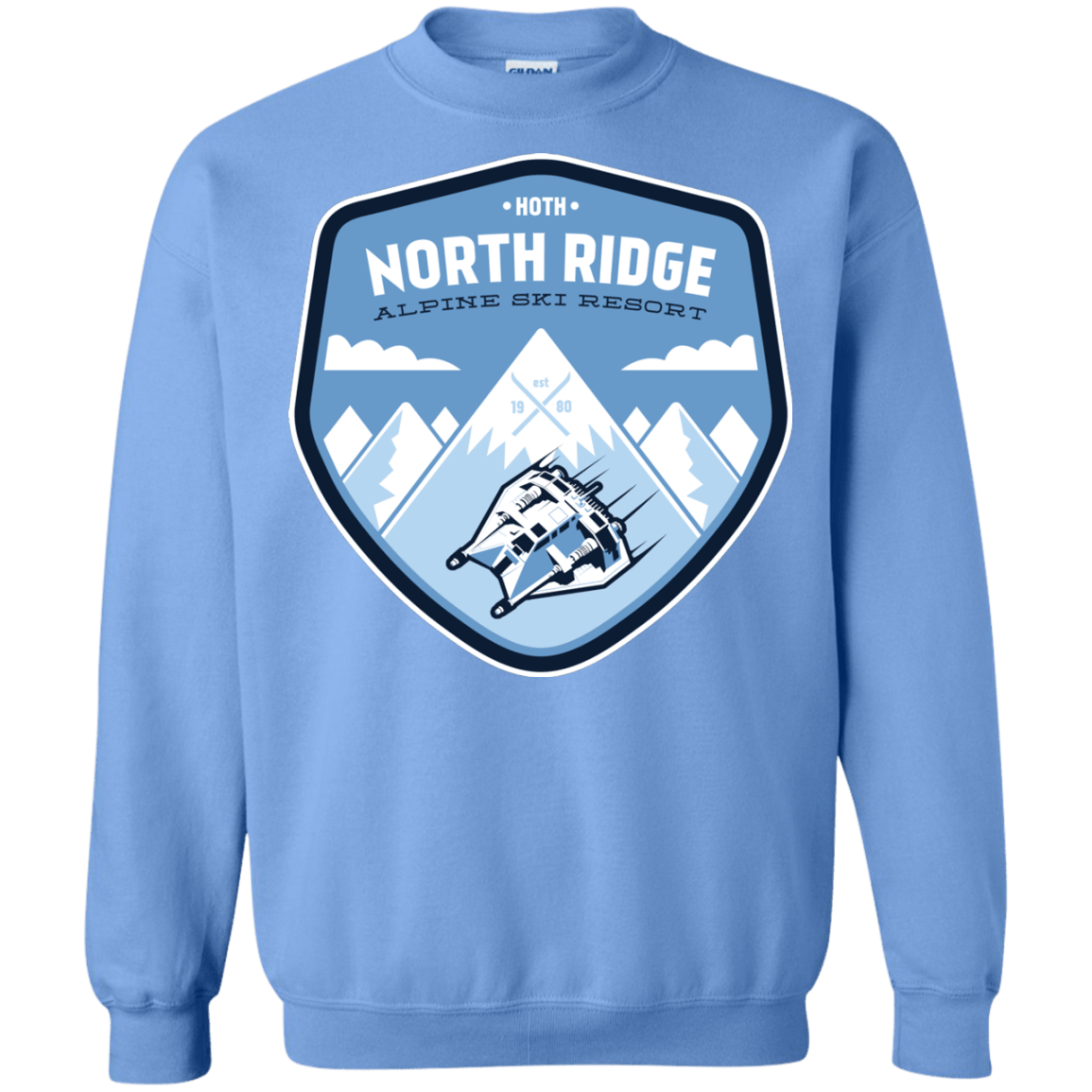 Sweatshirts Carolina Blue / Small North Ridge Ski Resort Crewneck Sweatshirt