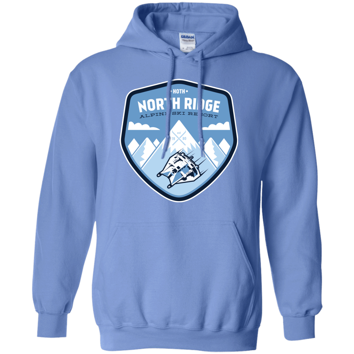 Sweatshirts Carolina Blue / Small North Ridge Ski Resort Pullover Hoodie