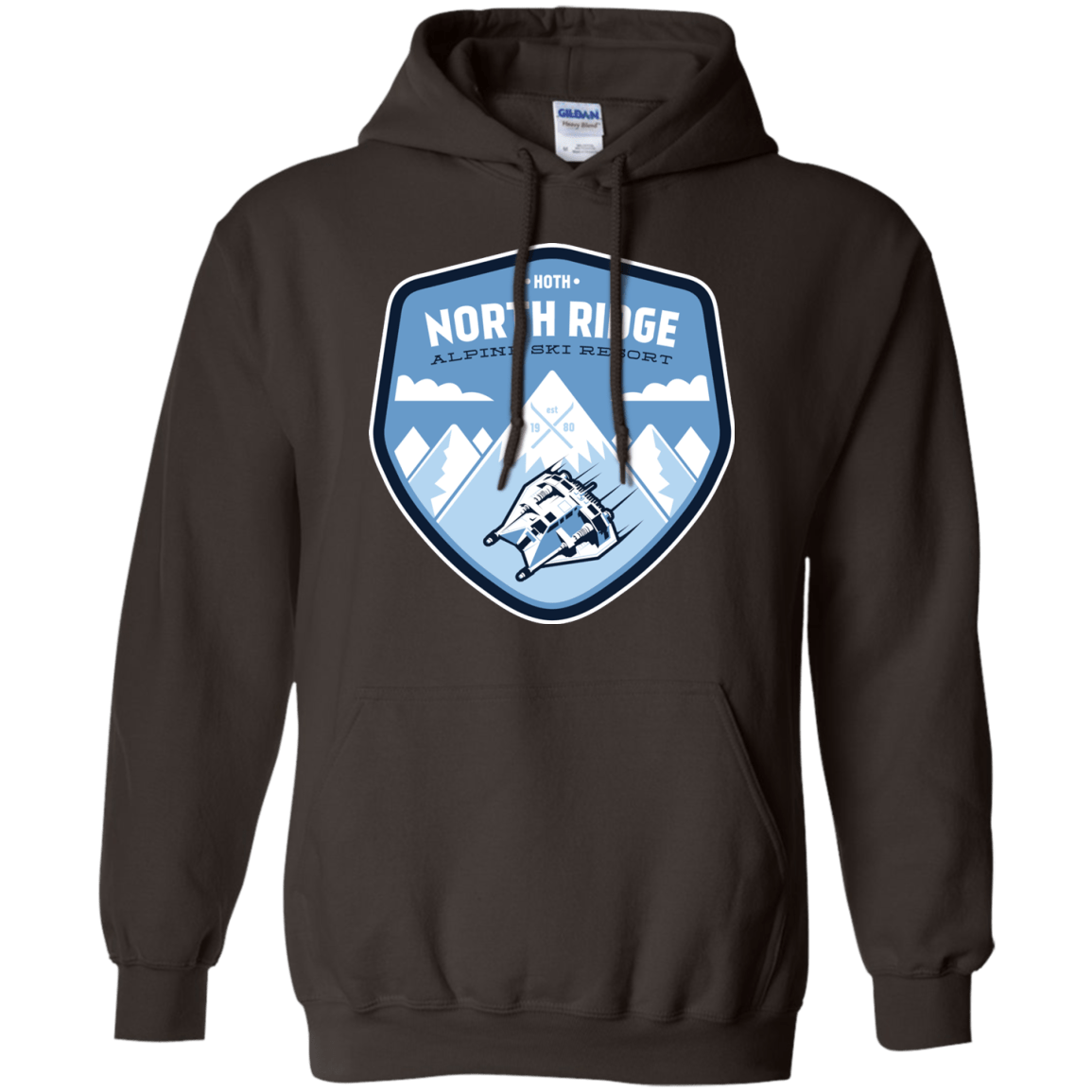 Sweatshirts Dark Chocolate / Small North Ridge Ski Resort Pullover Hoodie