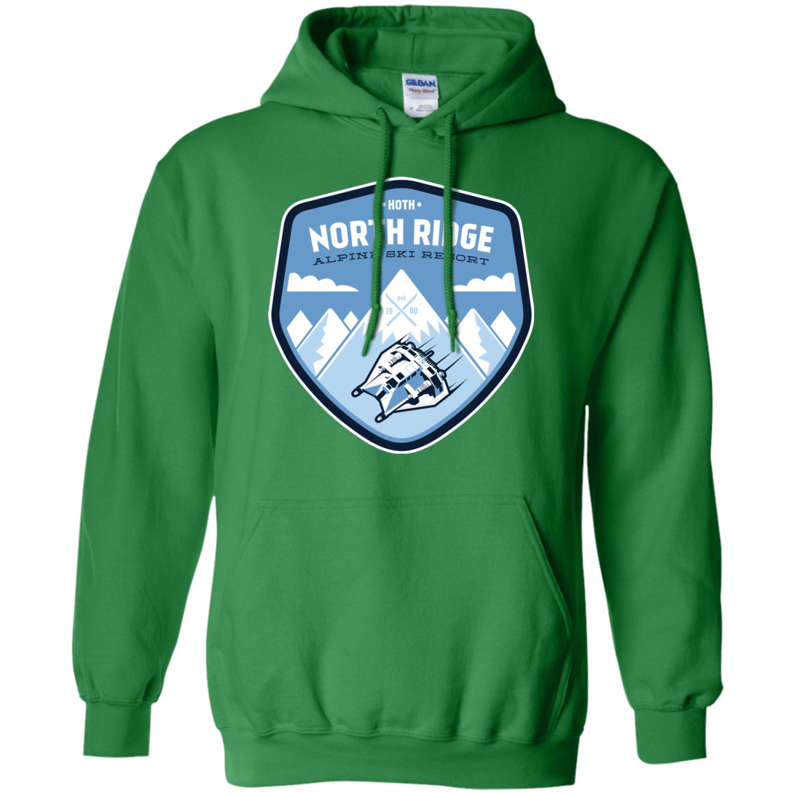 Sweatshirts Irish Green / Small North Ridge Ski Resort Pullover Hoodie