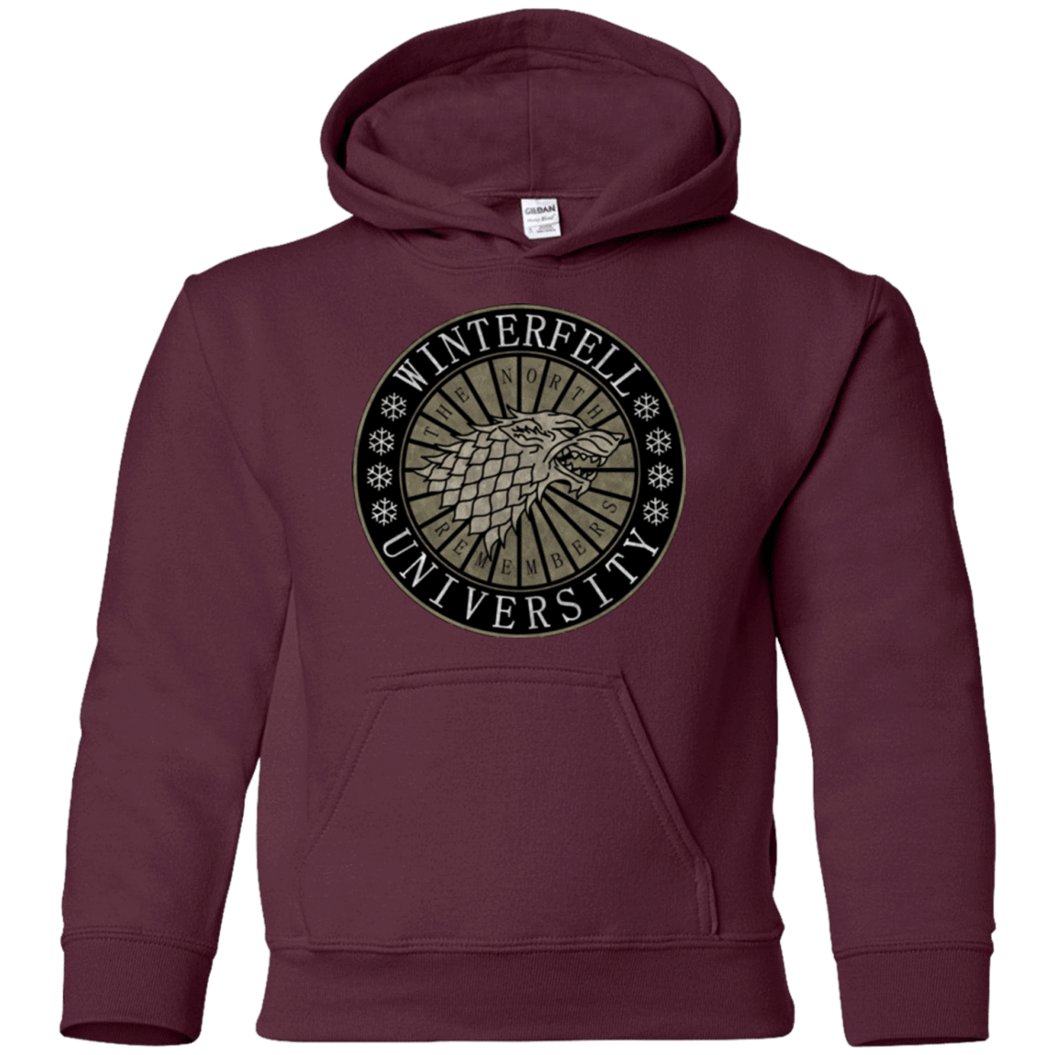 Sweatshirts Maroon / YS North university Youth Hoodie
