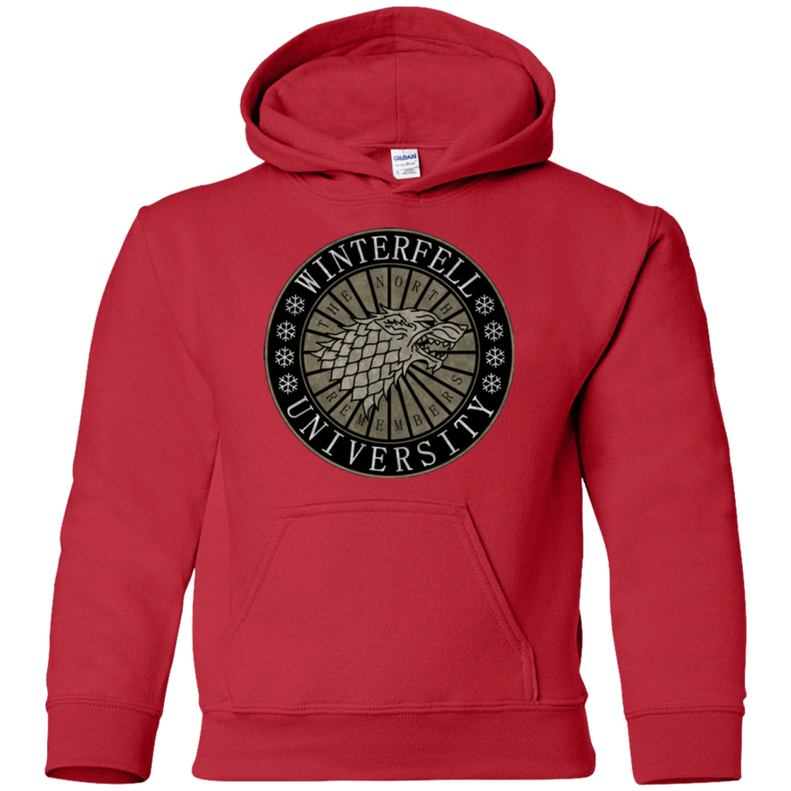 Sweatshirts Red / YS North university Youth Hoodie