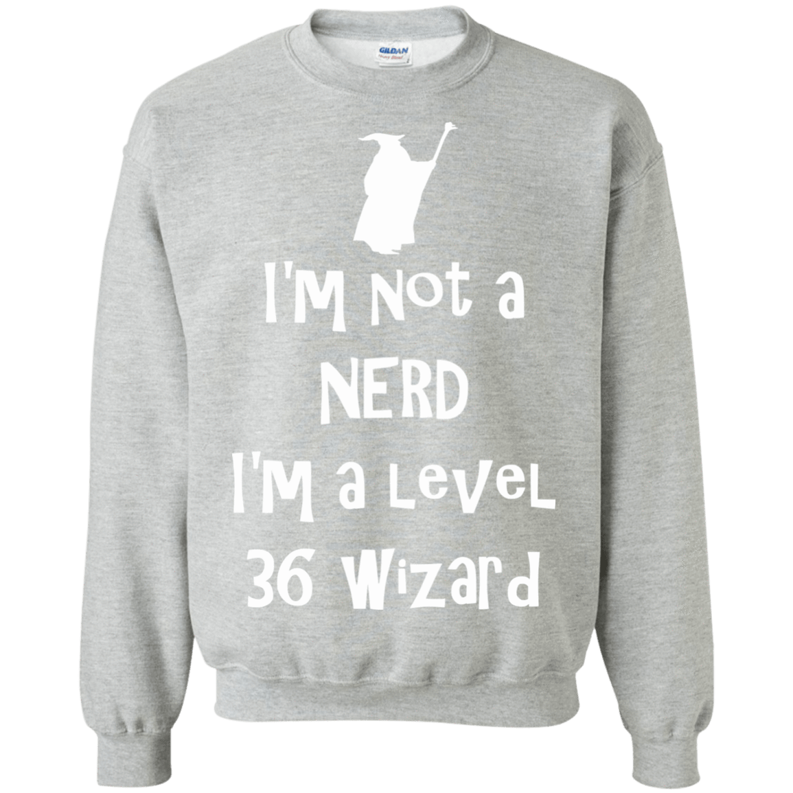 Sweatshirts Sport Grey / S Not a Nerd Crewneck Sweatshirt