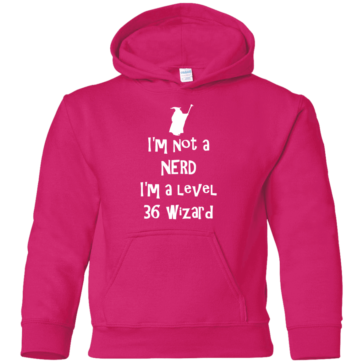 Sweatshirts Heliconia / YS Not a Nerd Youth Hoodie