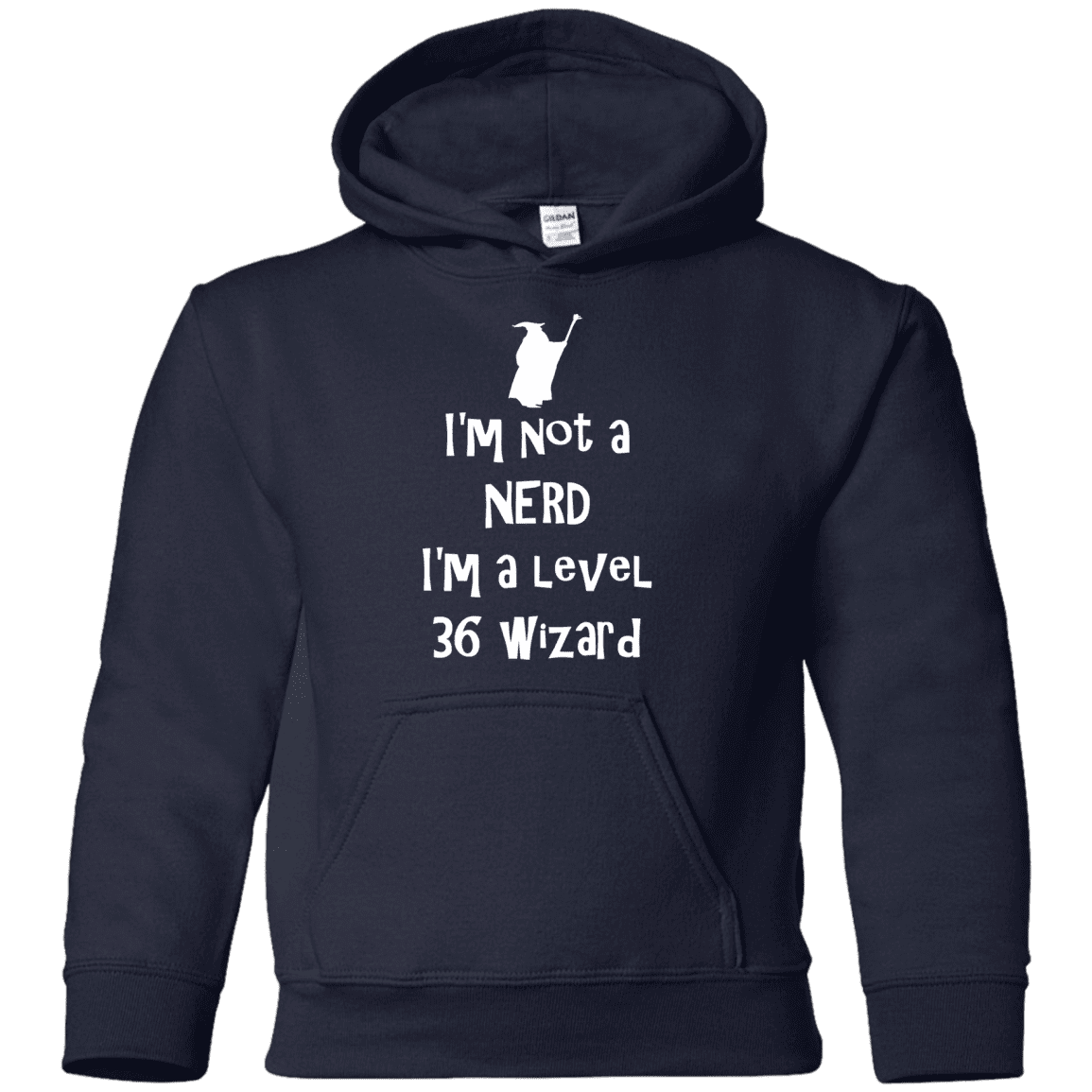 Sweatshirts Navy / YS Not a Nerd Youth Hoodie
