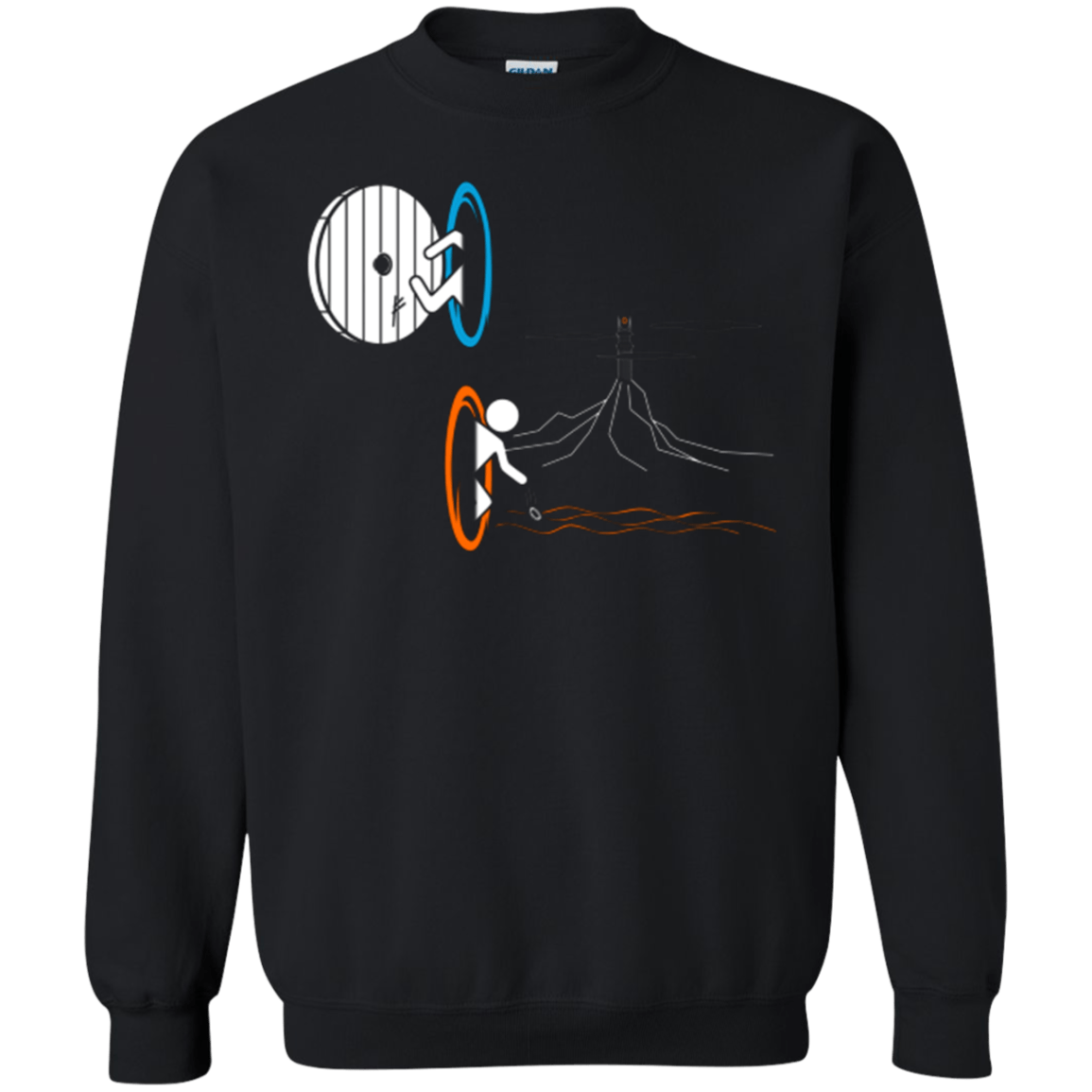 Sweatshirts Black / Small Not a Simply Portal Crewneck Sweatshirt