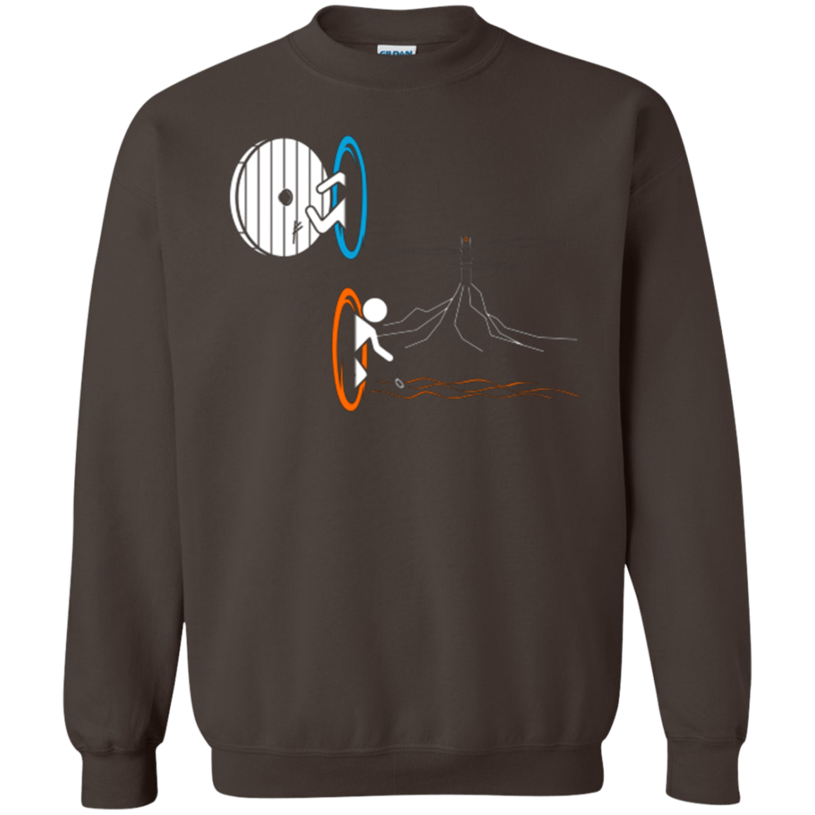 Sweatshirts Dark Chocolate / Small Not a Simply Portal Crewneck Sweatshirt