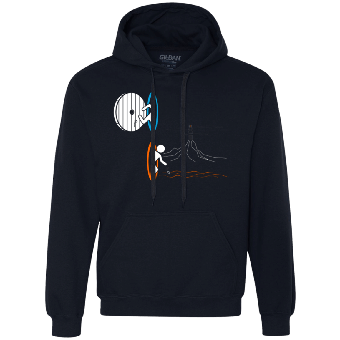 Sweatshirts Navy / Small Not a Simply Portal Premium Fleece Hoodie