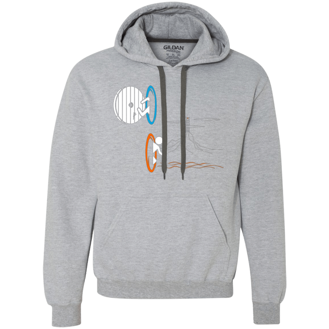 Sweatshirts Sport Grey / Small Not a Simply Portal Premium Fleece Hoodie