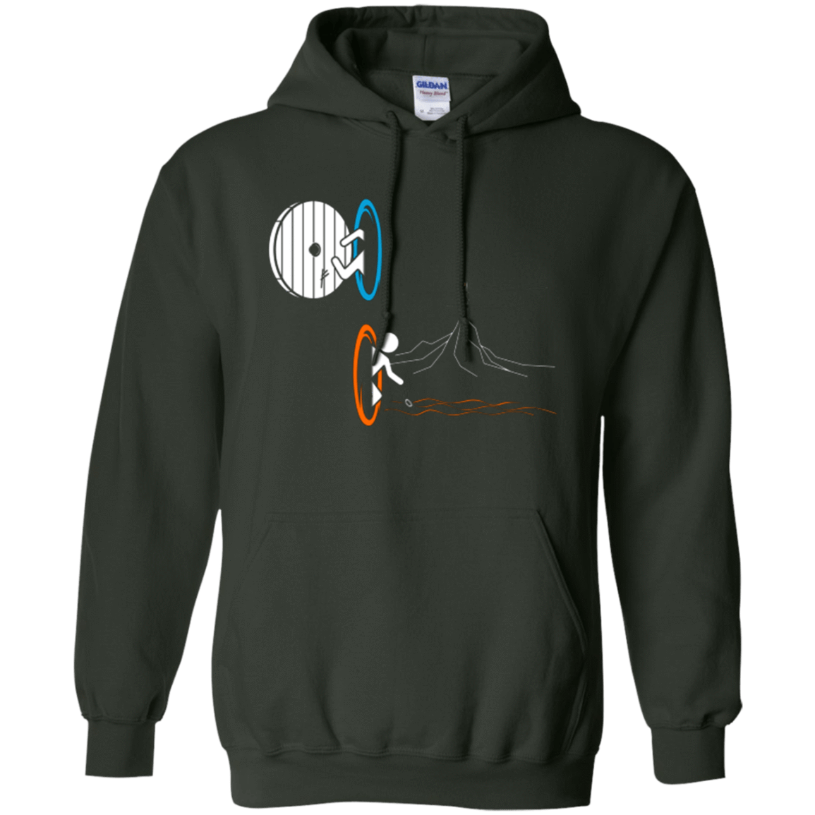 Sweatshirts Forest Green / Small Not a Simply Portal Pullover Hoodie