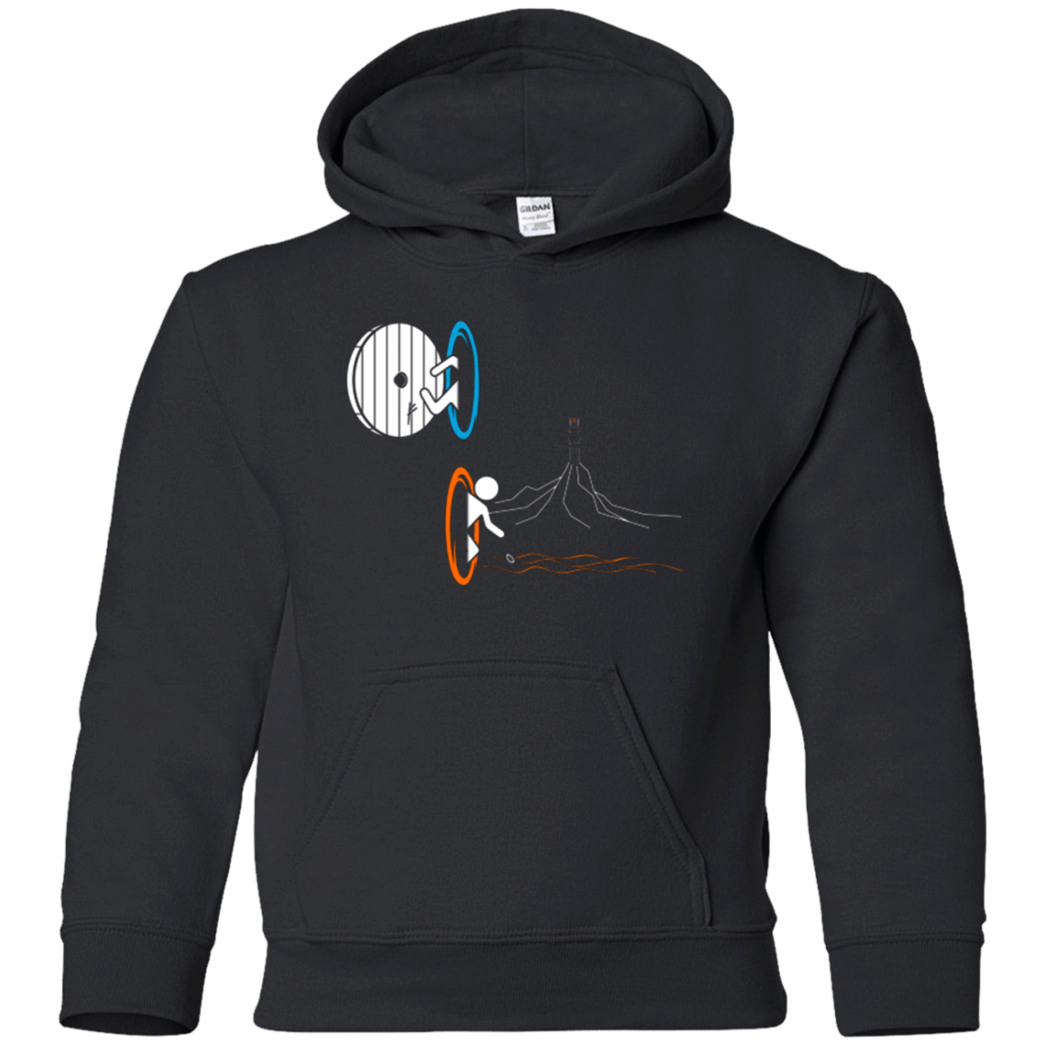 Sweatshirts Black / YS Not a Simply Portal Youth Hoodie