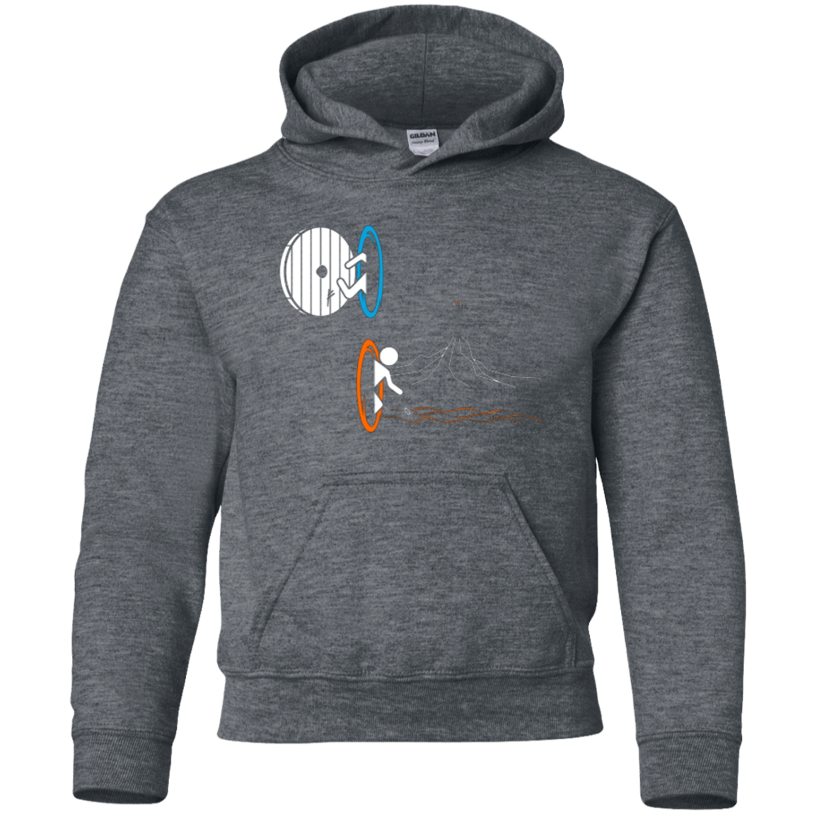 Sweatshirts Dark Heather / YS Not a Simply Portal Youth Hoodie