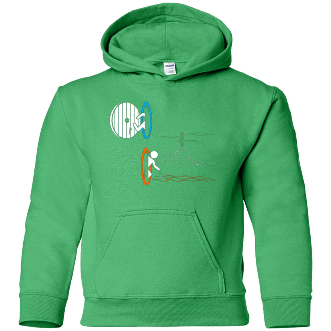 Sweatshirts Irish Green / YS Not a Simply Portal Youth Hoodie