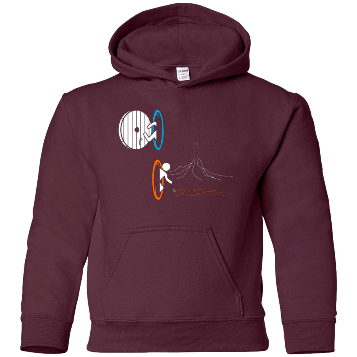 Sweatshirts Maroon / YS Not a Simply Portal Youth Hoodie