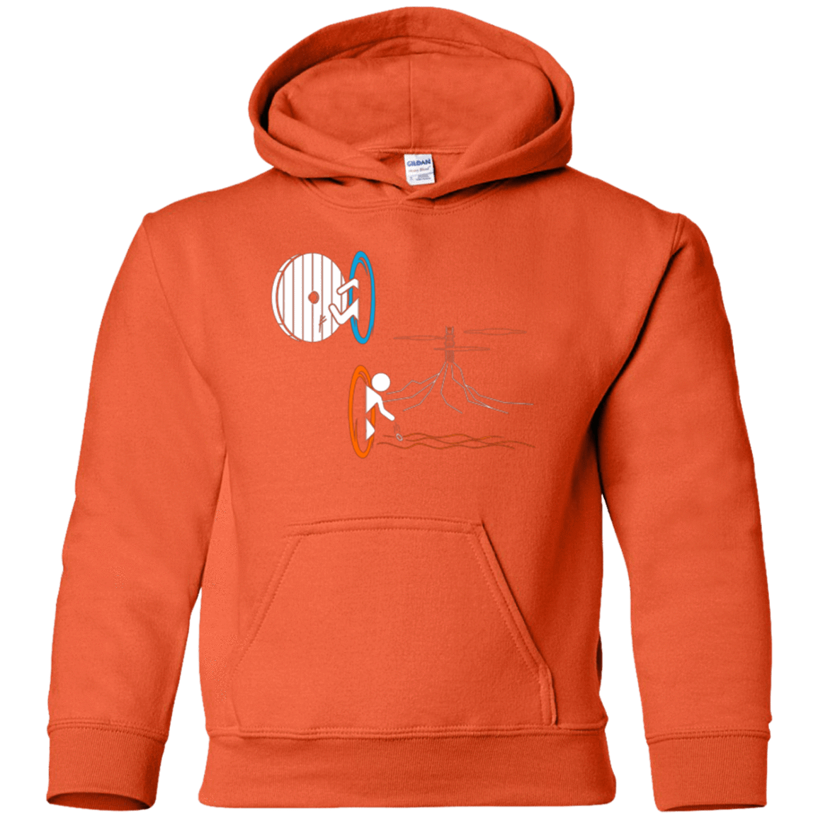 Sweatshirts Orange / YS Not a Simply Portal Youth Hoodie
