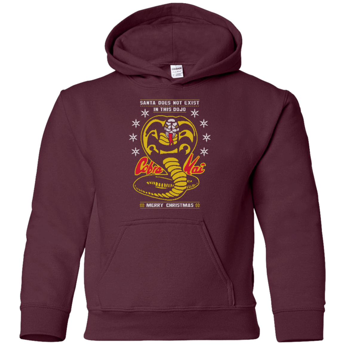 Sweatshirts Maroon / YS NOT IN THIS DOJO Youth Hoodie