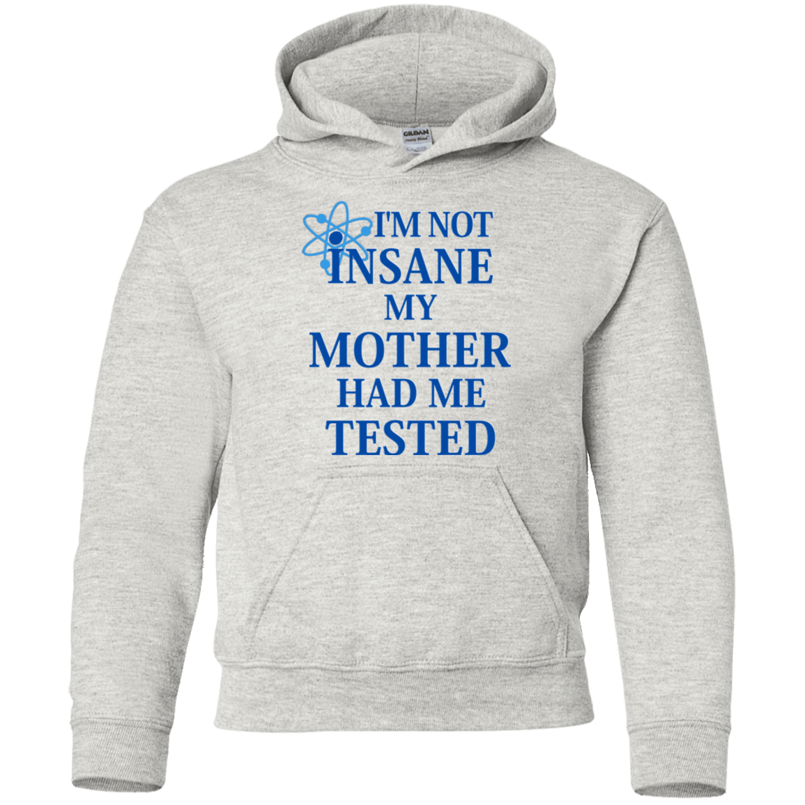 Sweatshirts Ash / YS Not insane Youth Hoodie