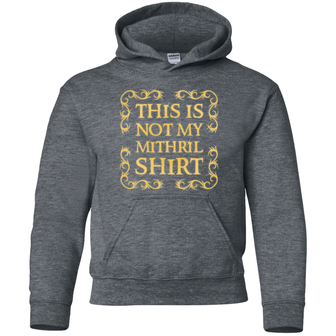 Sweatshirts Dark Heather / YS Not my shirt Youth Hoodie