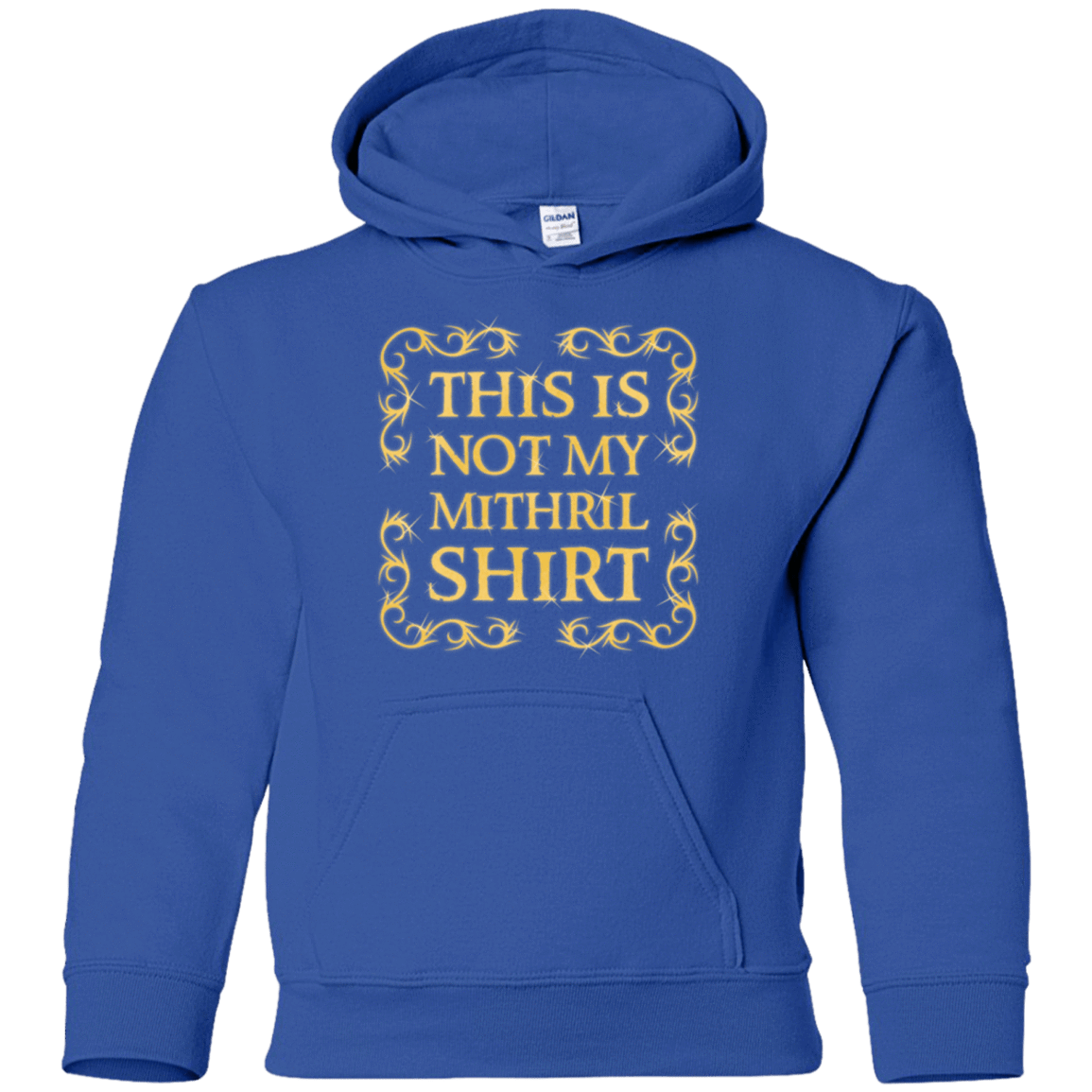 Sweatshirts Royal / YS Not my shirt Youth Hoodie