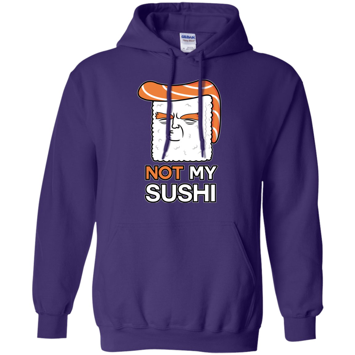 Sweatshirts Purple / S Not My Sushi Pullover Hoodie