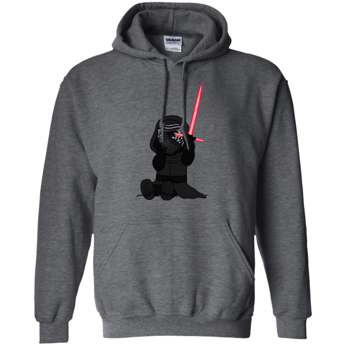Sweatshirts Dark Heather / S Not Secure Sword Pullover Hoodie