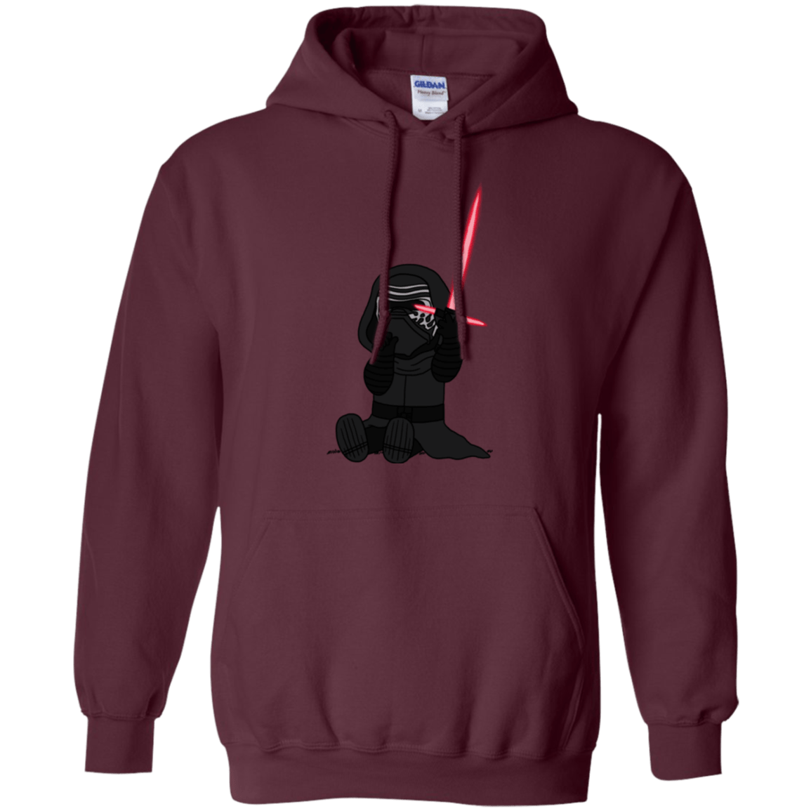 Sweatshirts Maroon / S Not Secure Sword Pullover Hoodie