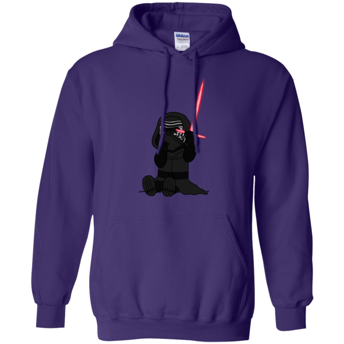 Sweatshirts Purple / S Not Secure Sword Pullover Hoodie