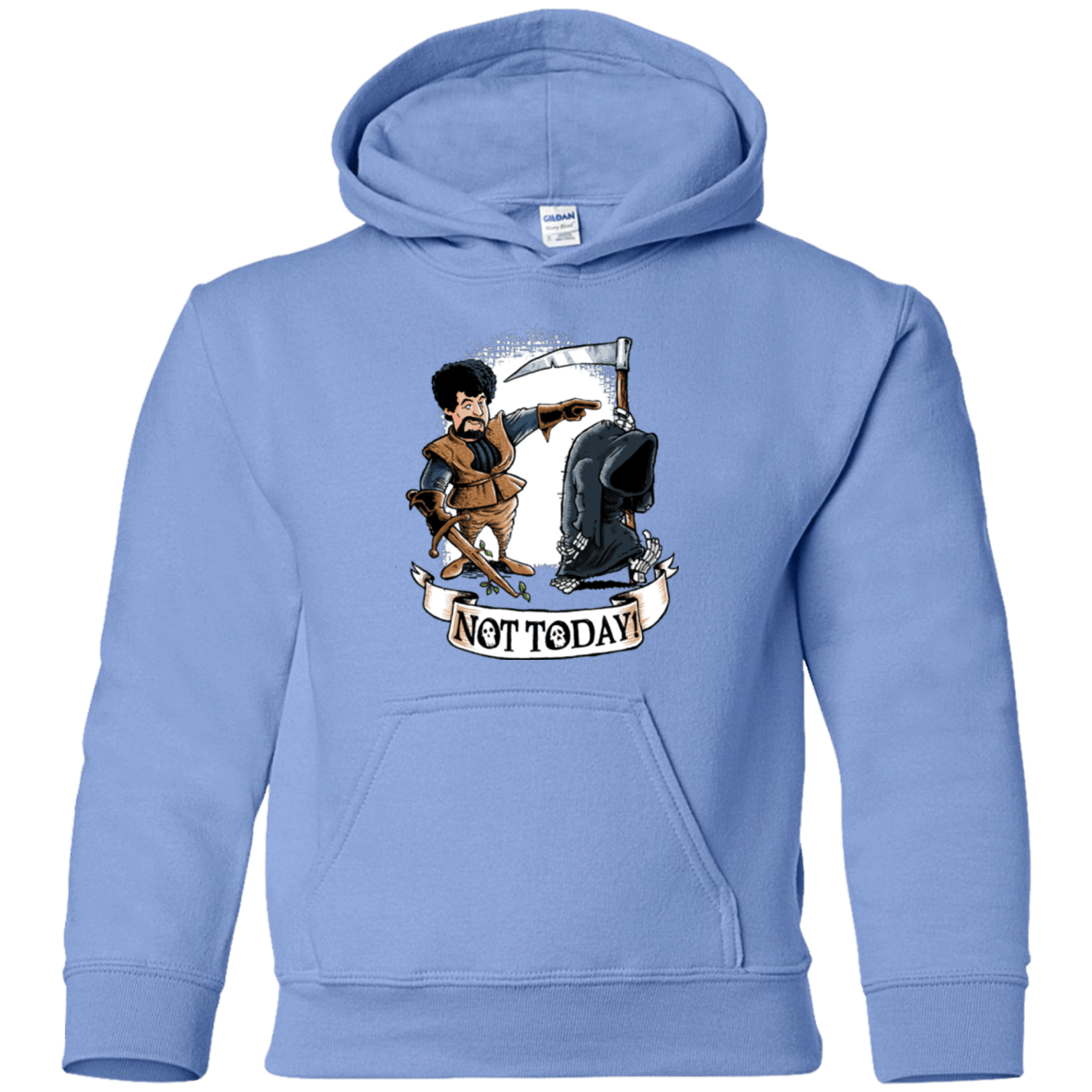Sweatshirts Carolina Blue / YS Not Today Youth Hoodie