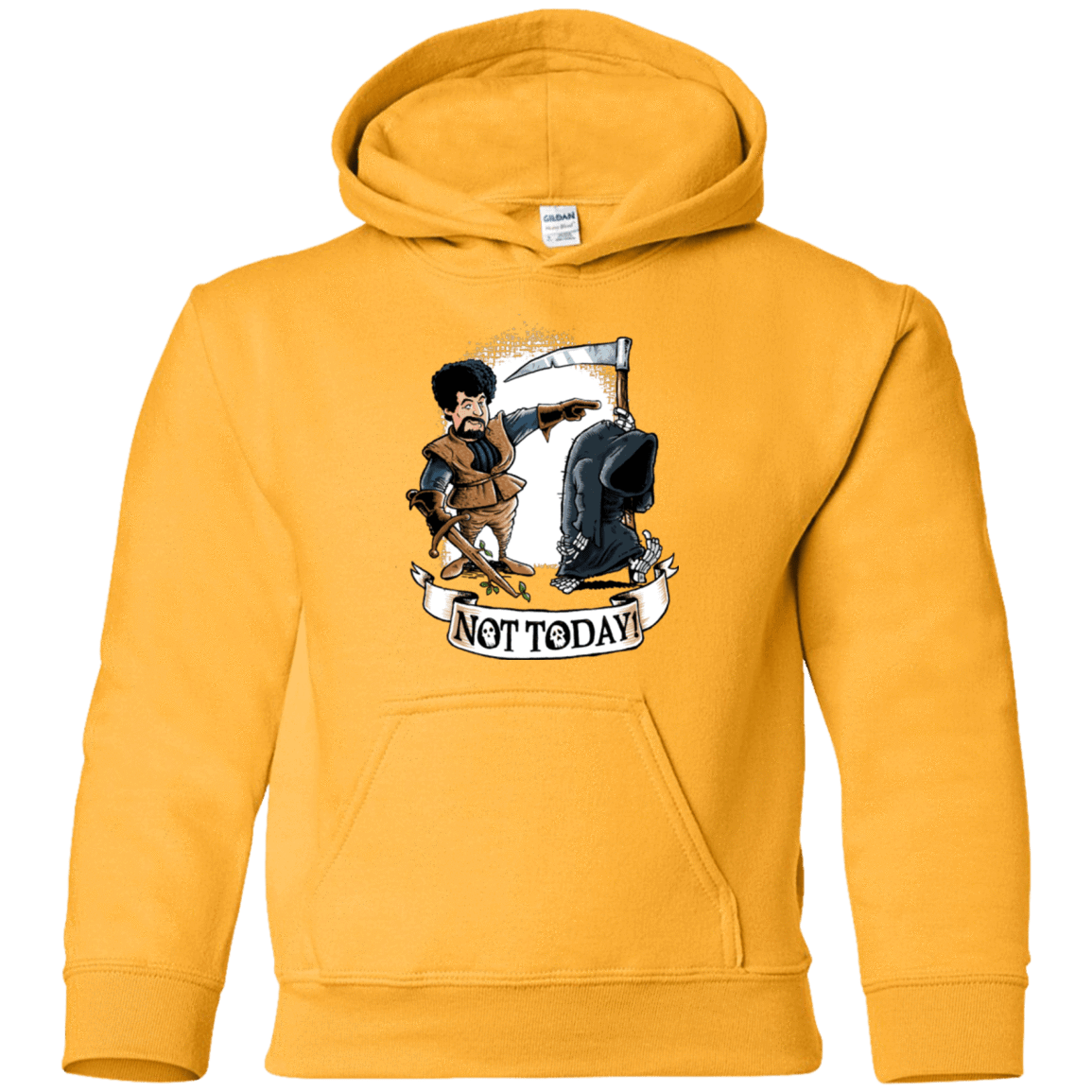Sweatshirts Gold / YS Not Today Youth Hoodie