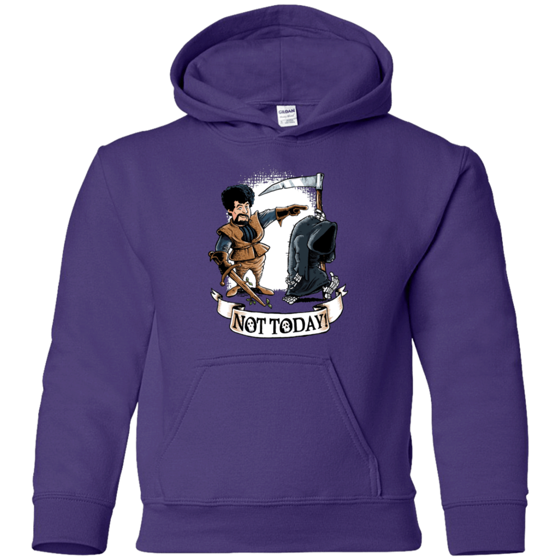 Sweatshirts Purple / YS Not Today Youth Hoodie