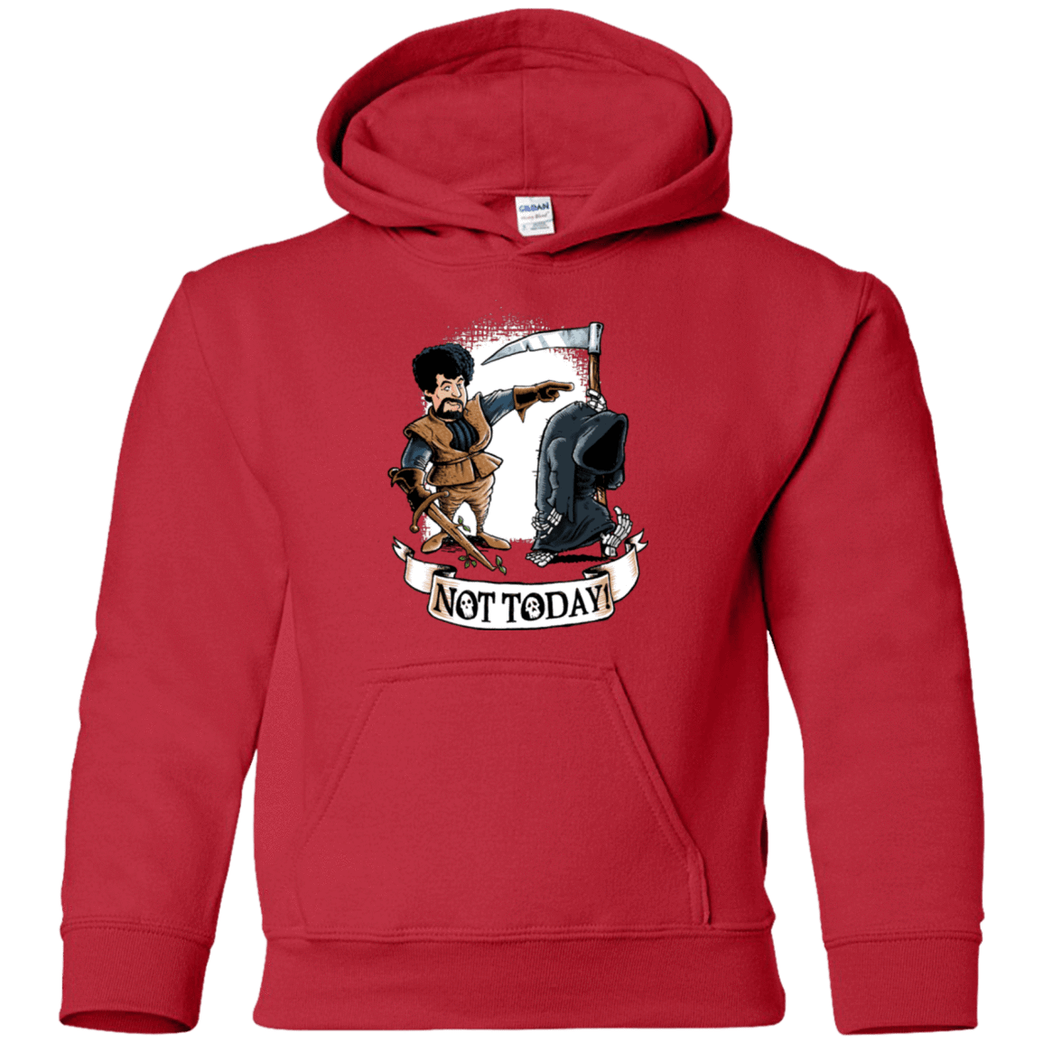 Sweatshirts Red / YS Not Today Youth Hoodie