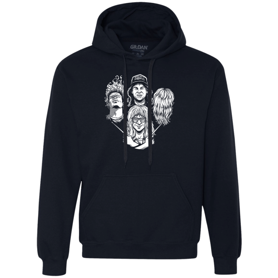 Sweatshirts Navy / S Not Worthy Rhapsody Premium Fleece Hoodie
