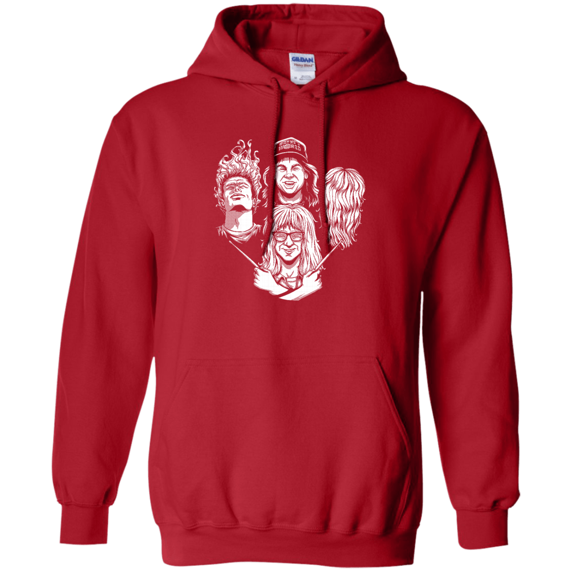 Sweatshirts Red / S Not Worthy Rhapsody Pullover Hoodie