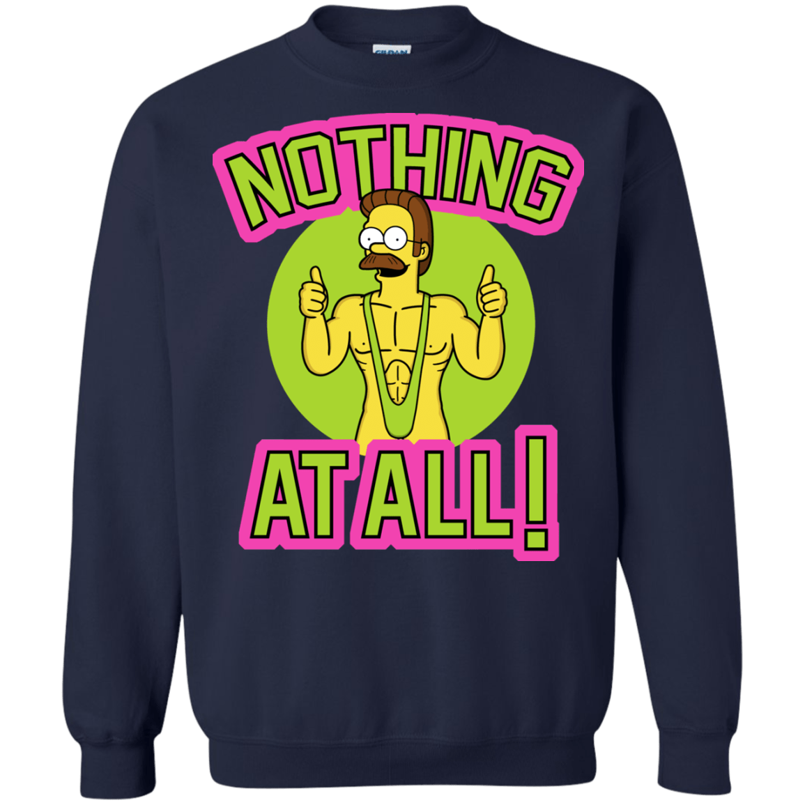 Sweatshirts Navy / S Nothing At All Crewneck Sweatshirt