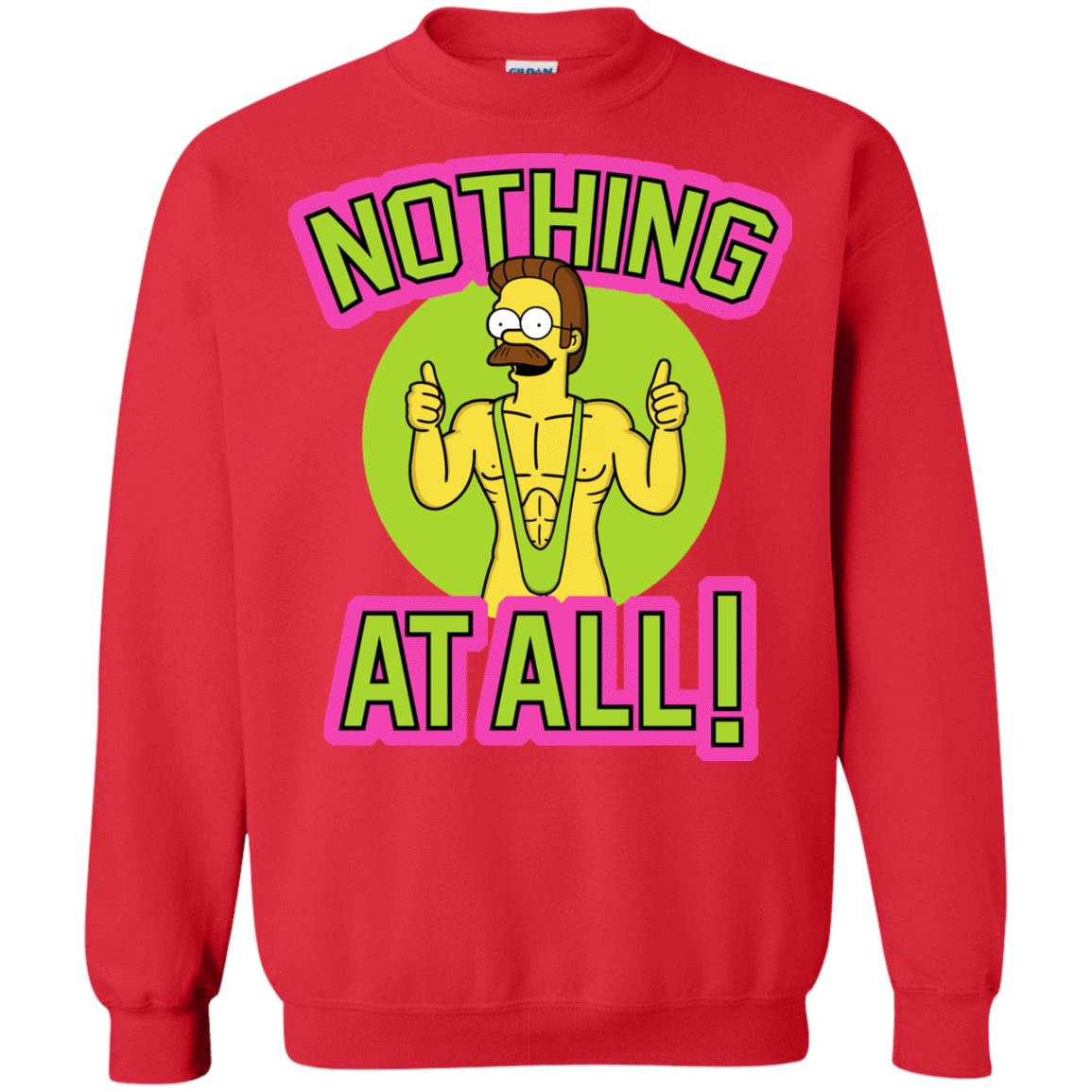 Sweatshirts Red / S Nothing At All Crewneck Sweatshirt
