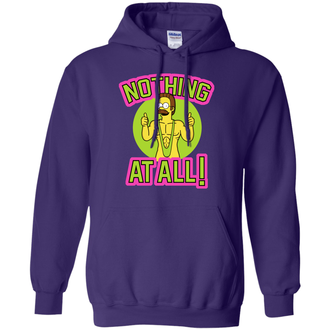 Sweatshirts Purple / S Nothing At All Pullover Hoodie