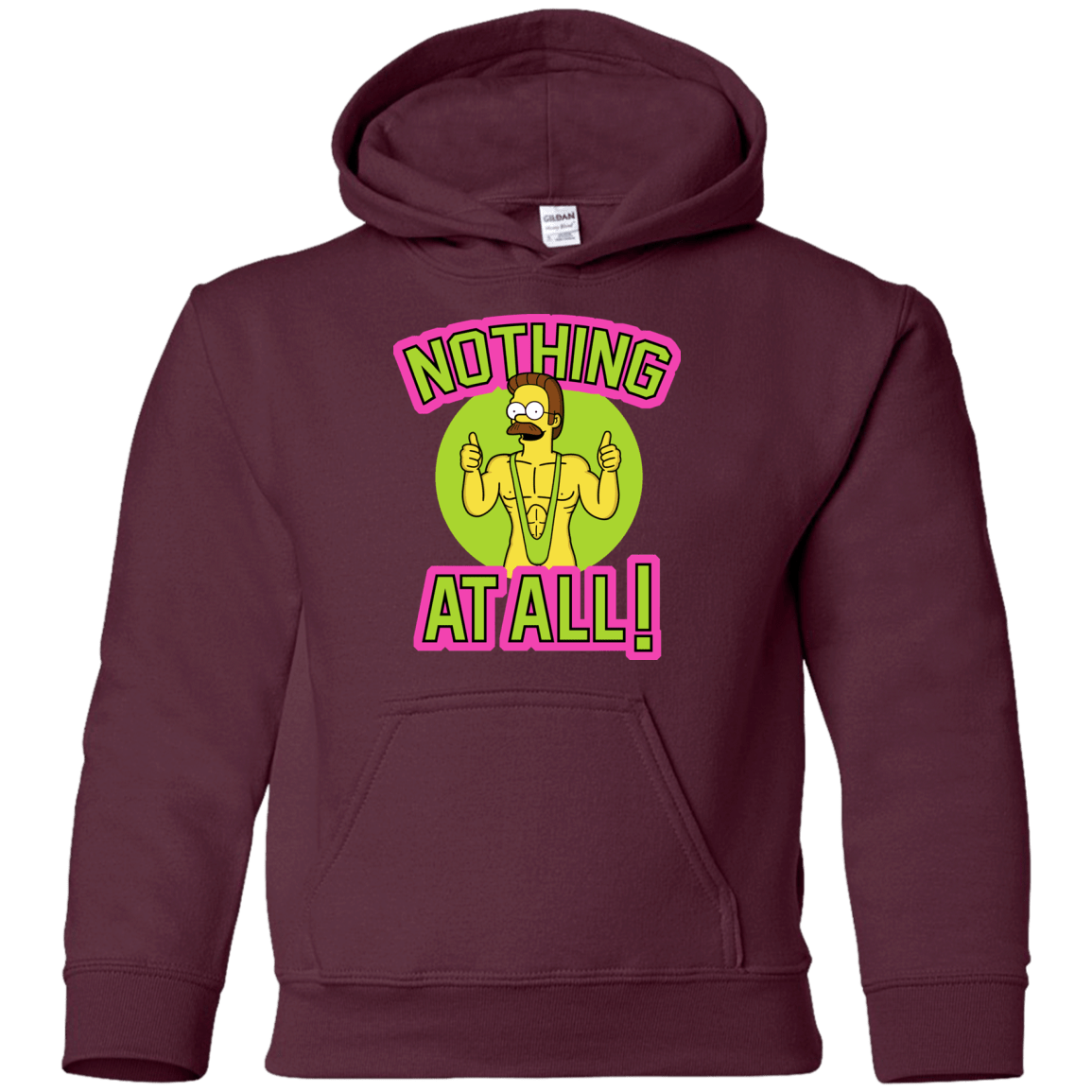Sweatshirts Maroon / YS Nothing At All Youth Hoodie