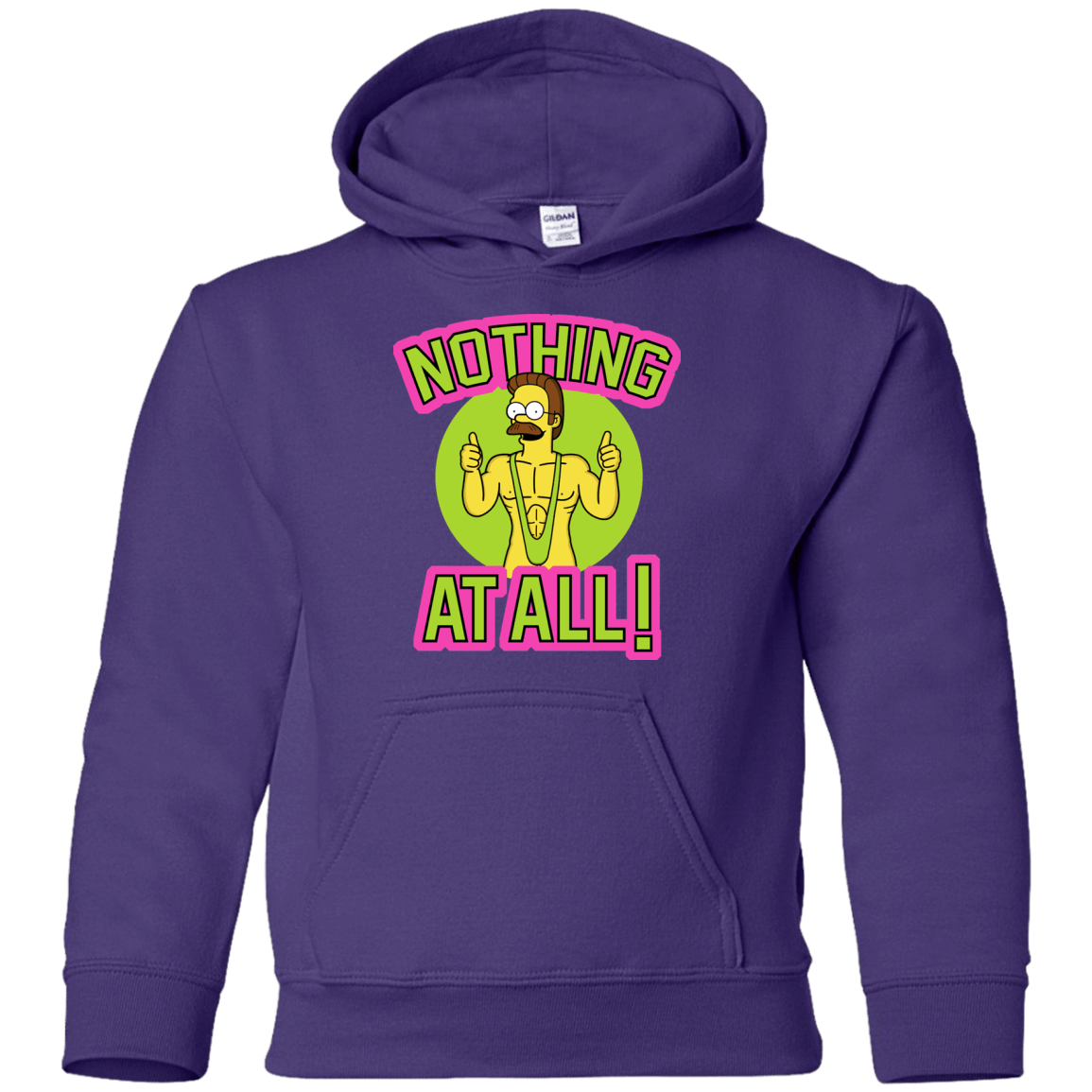 Sweatshirts Purple / YS Nothing At All Youth Hoodie
