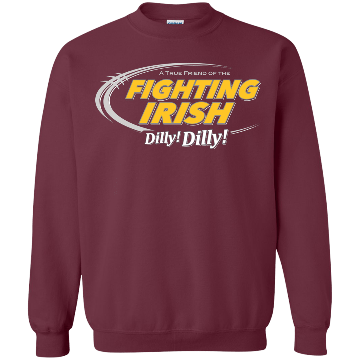Sweatshirts Maroon / Small Notre Dame Dilly Dilly Crewneck Sweatshirt